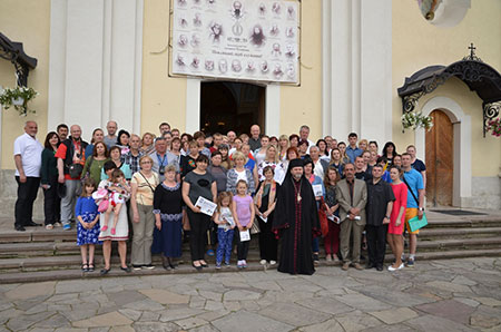 У Бучацький монастир отців Василіян та колегіум ім. св. Йосафата завітали сім’ї Героїв Небесної Сотні
