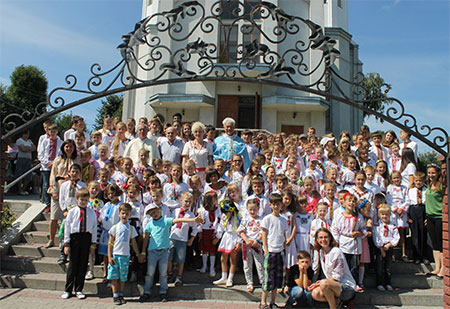 Підгаєцька дітвора прямує до святості