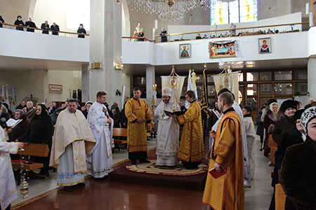 Празник первомученика й архидиякона Стефана в Катедральному соборі