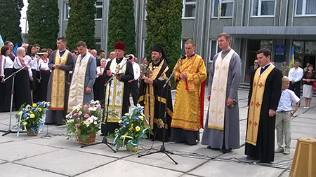 День народження Державного прапора святкували в м. Чорткові