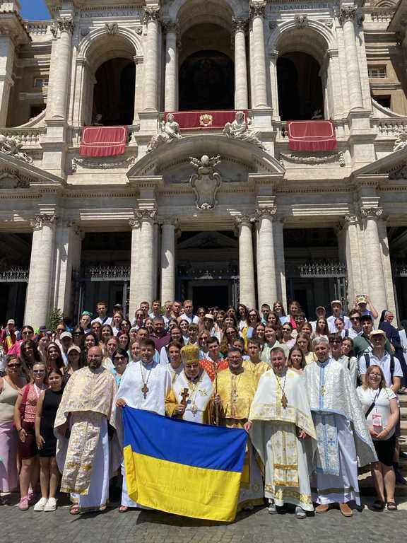 Молодь Бучацької єпархії взяла участь у Світових днях молоді в Римі