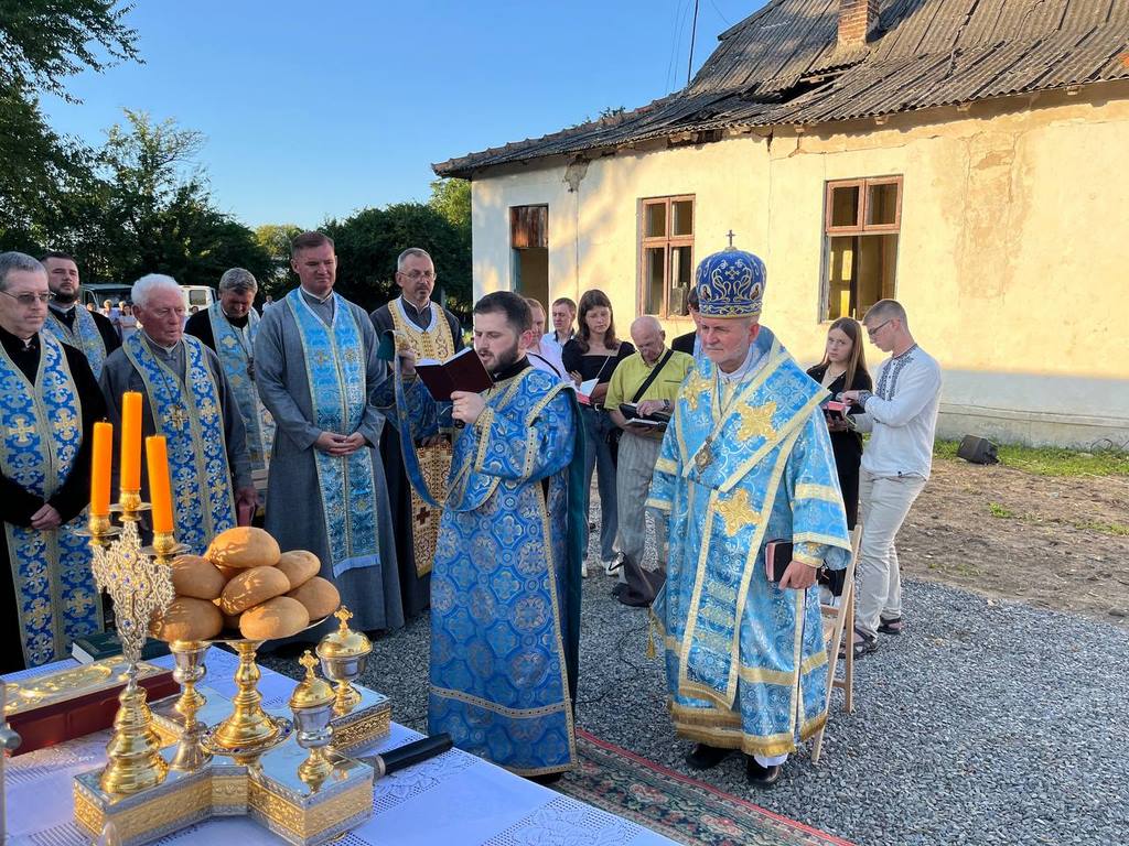 Освячення богослужбової каплиці Успіння Пресвятої Богородиці в мікрорайоні Бердо