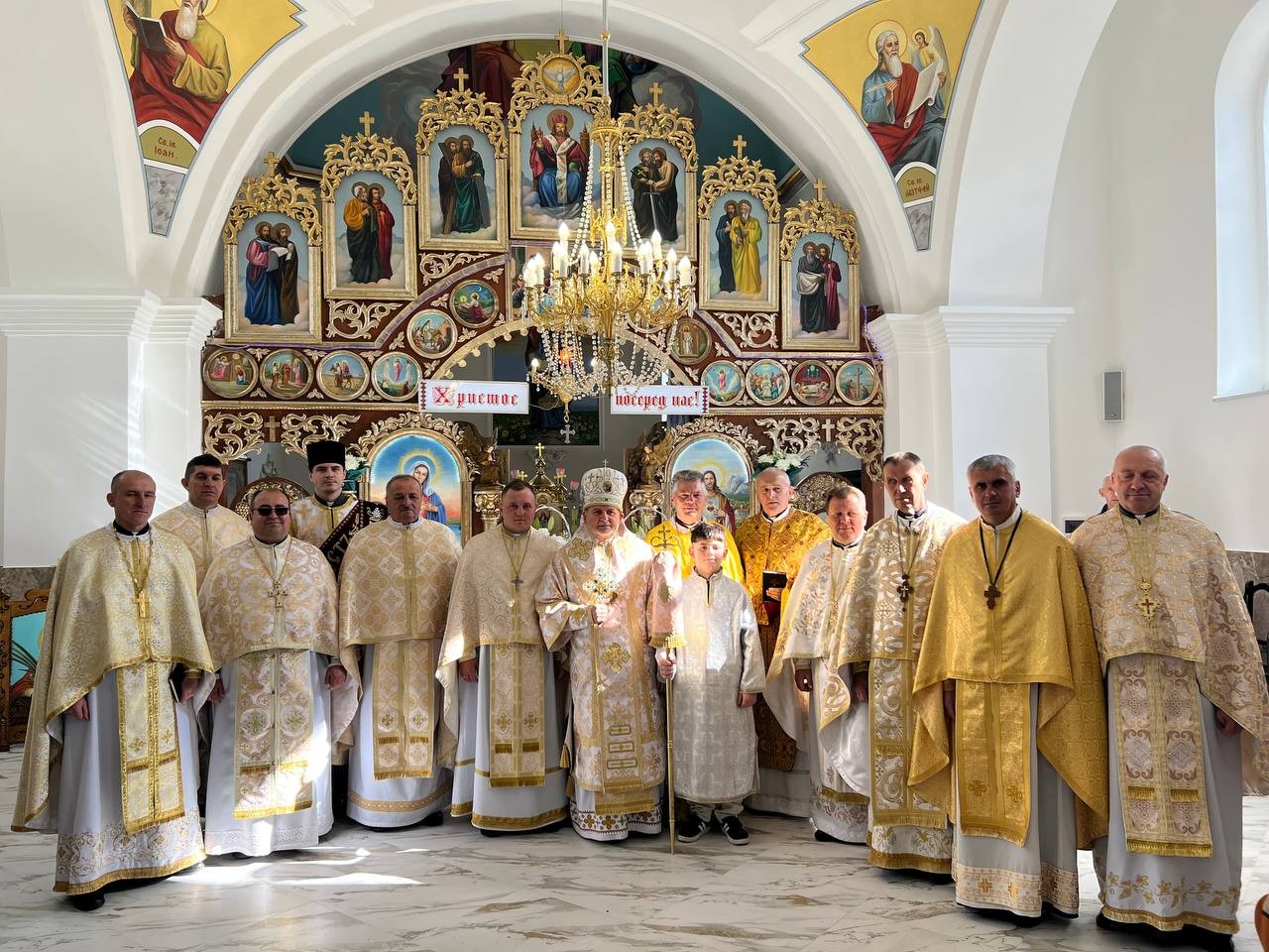 Освячення престолу в день храмового празнику у с. Костільники