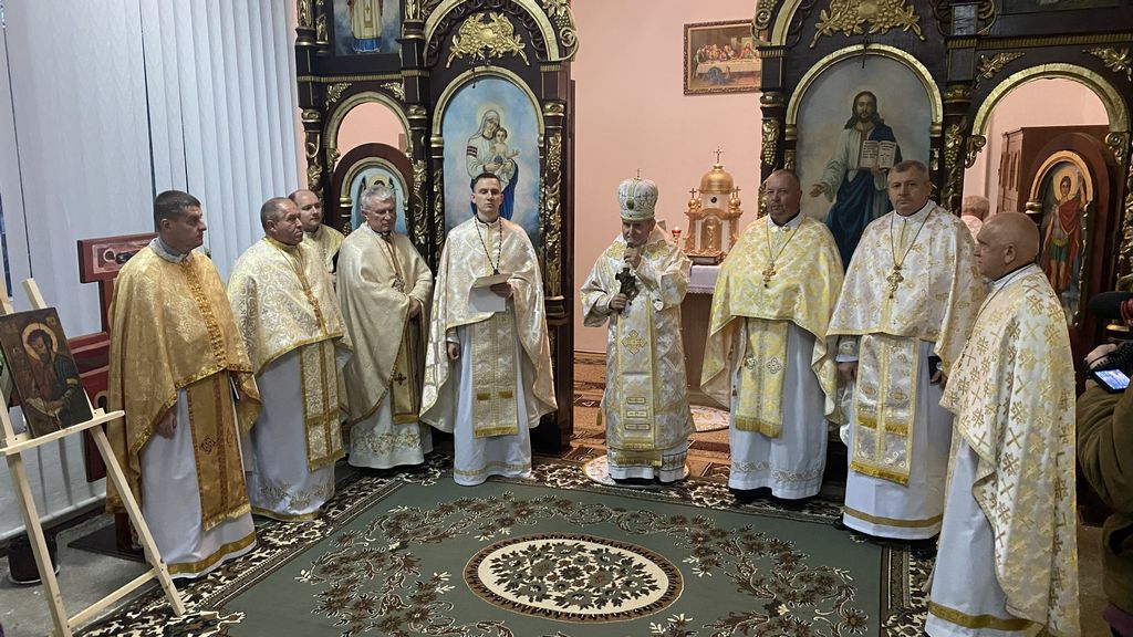 Освячення престолу та каплиці святого апостола Луки в Заліщицькому обласному госпіталі